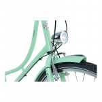 Dámsky retro bicykel 28" Lavida 7-prevodový Nexus Generátor [A] Zelený